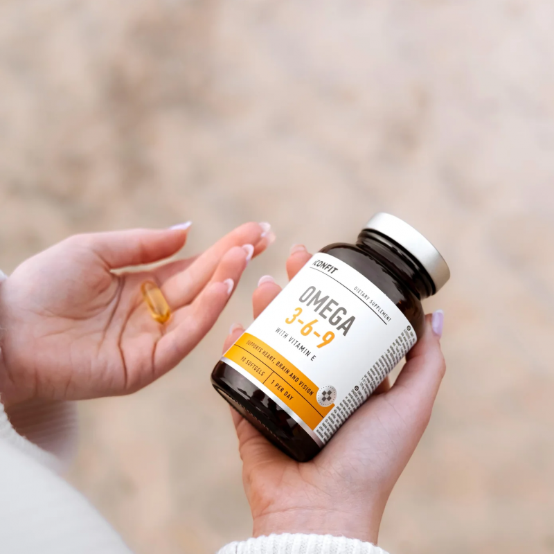 ICONFIT Omega 3-6-9 | Omega-3-6-9 taukskābes 90 kapsulas