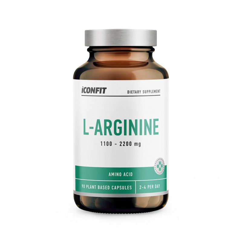 ICONFIT L-Arginine | L-arginīns 90 kapsulas ICONFIT L-Arginine | L-arginīns 90 kapsulas