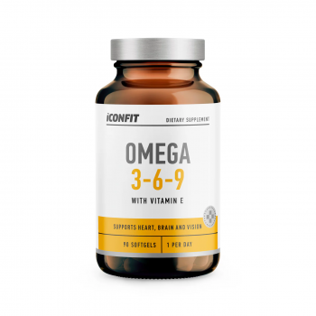 ICONFIT Omega 3-6-9 | Omega-3-6-9 taukskābes 90 kapsulas