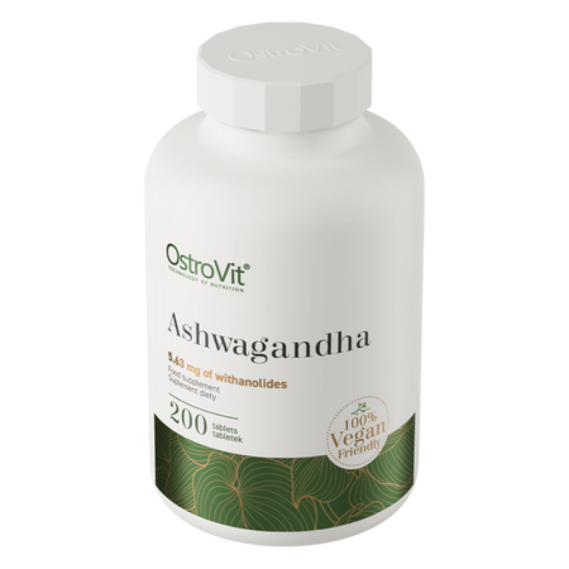 OstroVit Ashwagandha | Ašvaganda 200 Tabletes