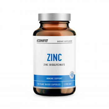 ICONFIT Zinc Bisglycinate | Cinka Bisglicināts 25 mg 90 kapsulas ICONFIT Zinc Bisglycinate | Cinka Bisglicināts 25 mg 90 kapsulas