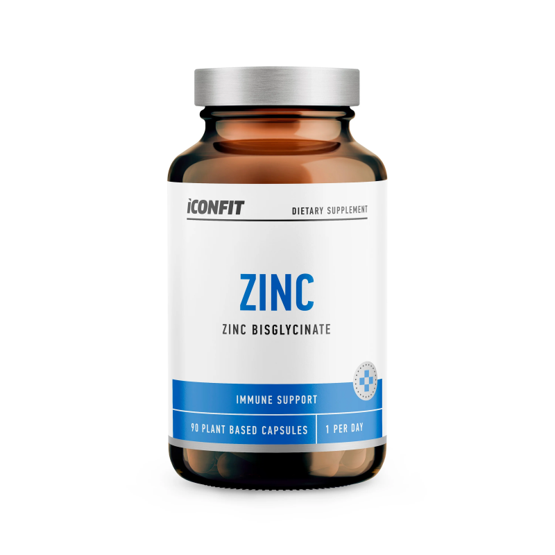 ICONFIT Zinc Bisglycinate | Cinka Bisglicināts 25 mg 90 kapsulas ICONFIT Zinc Bisglycinate | Cinka Bisglicināts 25 mg 90 kapsulas