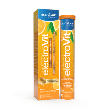Activlab Pharma ElectroVit Orange | Elektrolītu Putojošās Tabletes Ar Apelsīna Garšu 20 tab
