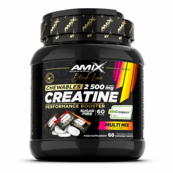 Amix Creatine Creapure 2500 mg Chewable Tabs Zero Sugar | Košļājamās Kreatīna Tabletes Bez Cukura 60 Tabletes Amix Creatine Creapure 2500 mg Chewable Tabs Zero Sugar | Košļājamās Kreatīna Tabletes Bez Cukura 60 Tabletes