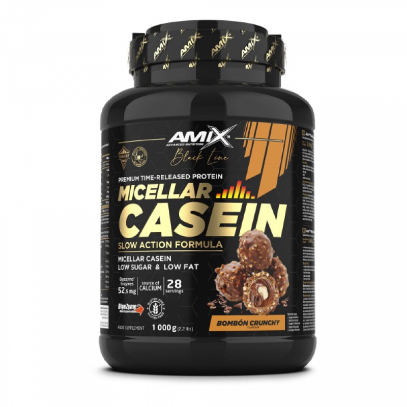 Amix Black Line Micellar Casein | Micelārais Kazeīns 1000 g
