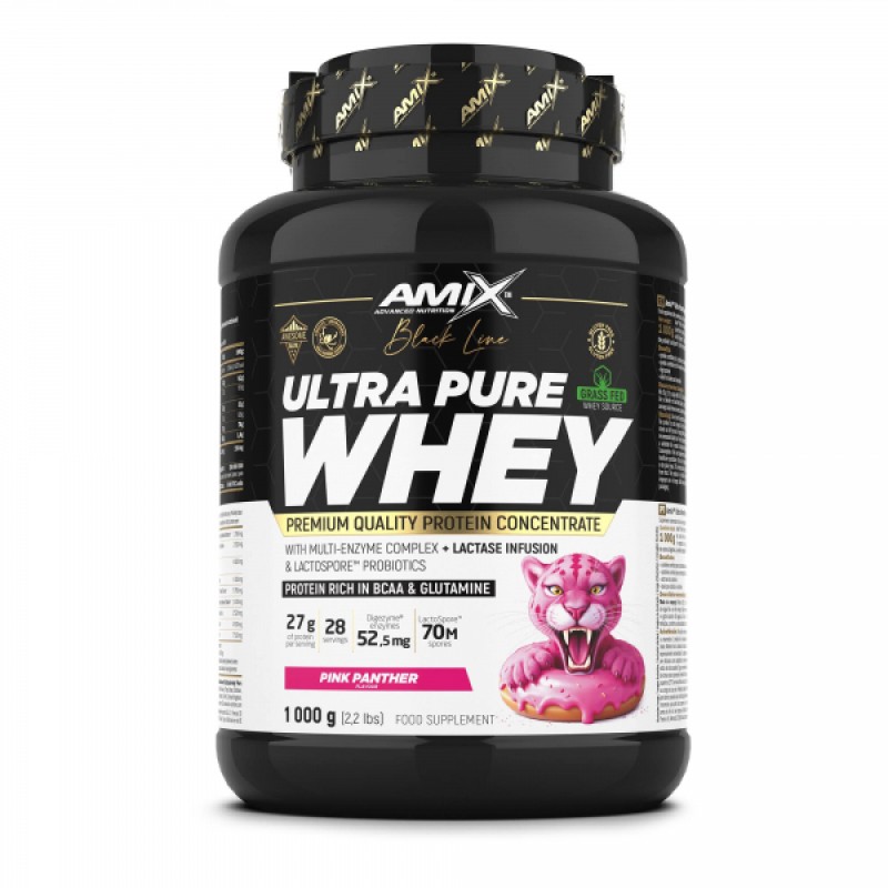 Amix Black Line Ultra Pure Whey Protein | Sūkalu Proteīns 1000 g