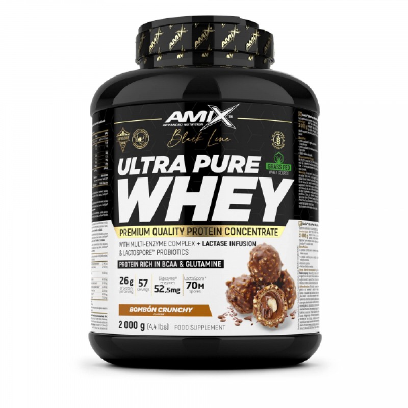 Amix Black Line Ultra Pure Whey Protein | Sūkalu Proteīns 2000 g