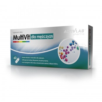 ActivLab MultiVit For Men | Multivitamīni Vīriešiem 60 Kapsulas ActivLab MultiVit For Men | Multivitamīni Vīriešiem 60 Kapsulas