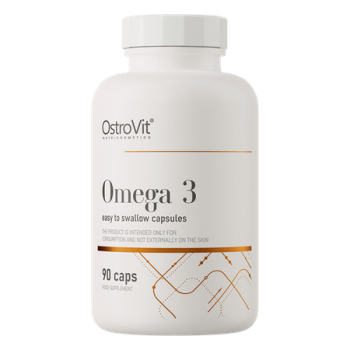 OstroVit Omega 3 Easy To Swallow | Zviju Eļļa 90 Kapsulas
