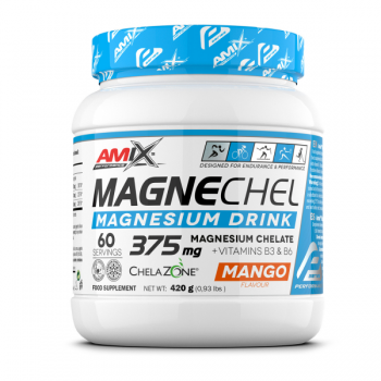 Amix Nutrition MagneChel Magnesium Chelate Drink | Magnija Bisglicināts Pulverī 420g