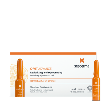 Sesderma C-VIT Advance Ampoules | Intensīvas C vitamīna Ampulas 10x1,5 ml Sesderma C-VIT Advance Ampoules | Intensīvas C vitamīna Ampulas 10x1,5 ml