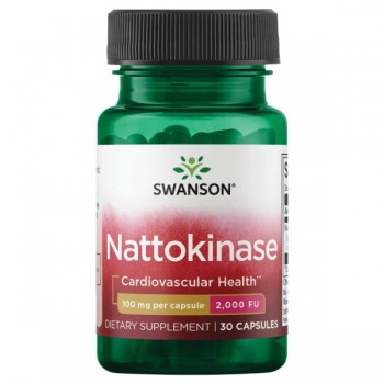 Swanson Nattokinase  | Nattokināze 100 Mg 30 Kapsulas