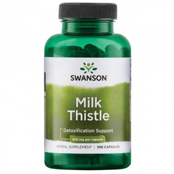Swanson Milk Thistle | Расторопша 500 мг 100 капсул