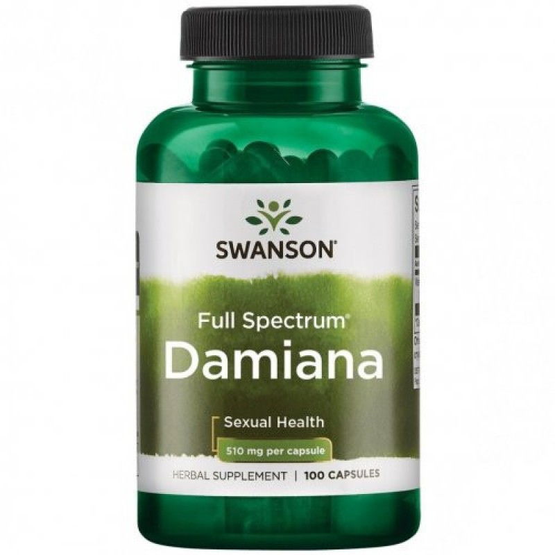 Swanson Damiana | Libido Atbalstam 100 Kapsulas