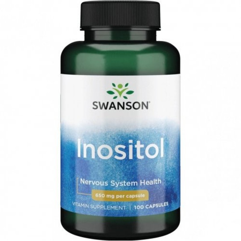 Swanson Inositol 650 Mg | Inozīts 100 Kapsulas Swanson Inositol 650 Mg | Inozīts 100 Kapsulas