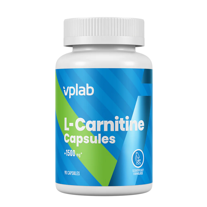 Vplab L-carnitine | L-Karnitīns 1500 mg 90 Kapsulas Vplab L-carnitine | L-Karnitīns 1500 mg 90 Kapsulas