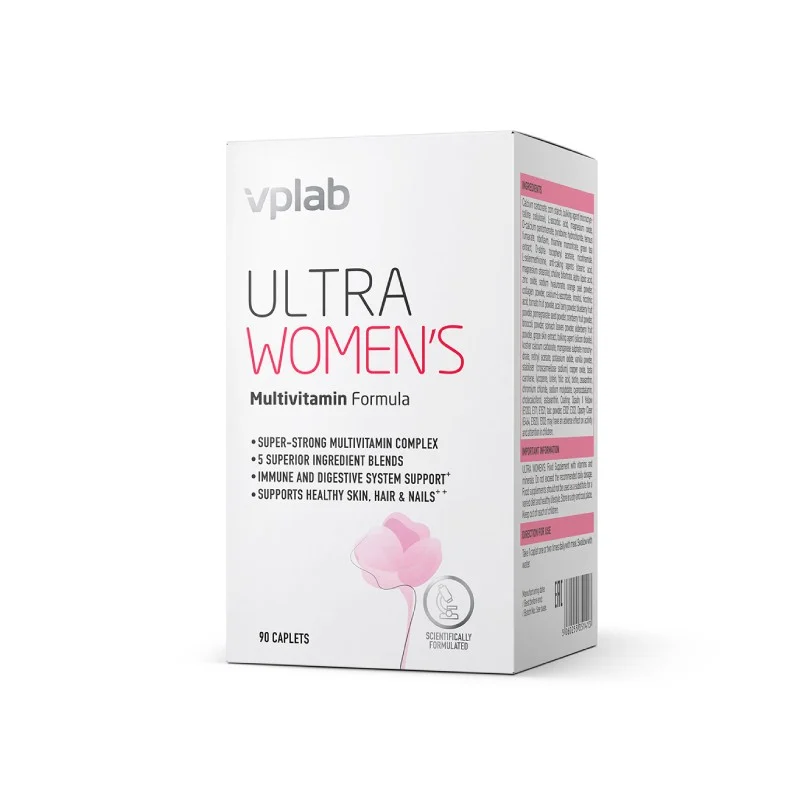 Vplab Ultra Womens Multivitamin Formula | Multivitamīnu Komplekss Sievietēm 90 Tab Vplab Ultra Womens Multivitamin Formula | Multivitamīnu Komplekss Sievietēm 90 Tab