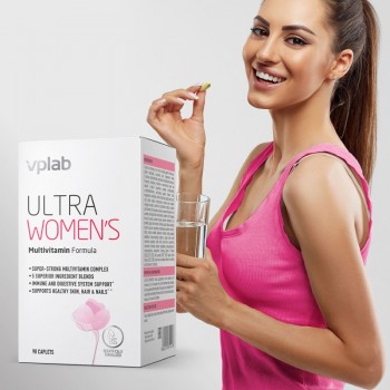 Vplab Ultra Womens Multivitamin Formula | Multivitamīnu Komplekss Sievietēm 90 Tab Vplab Ultra Womens Multivitamin Formula | Multivitamīnu Komplekss Sievietēm 90 Tab