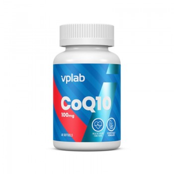 Vplab CoQ10 | Koenzīms Q10 100 mg - 60 Mīkstas Kapsulas