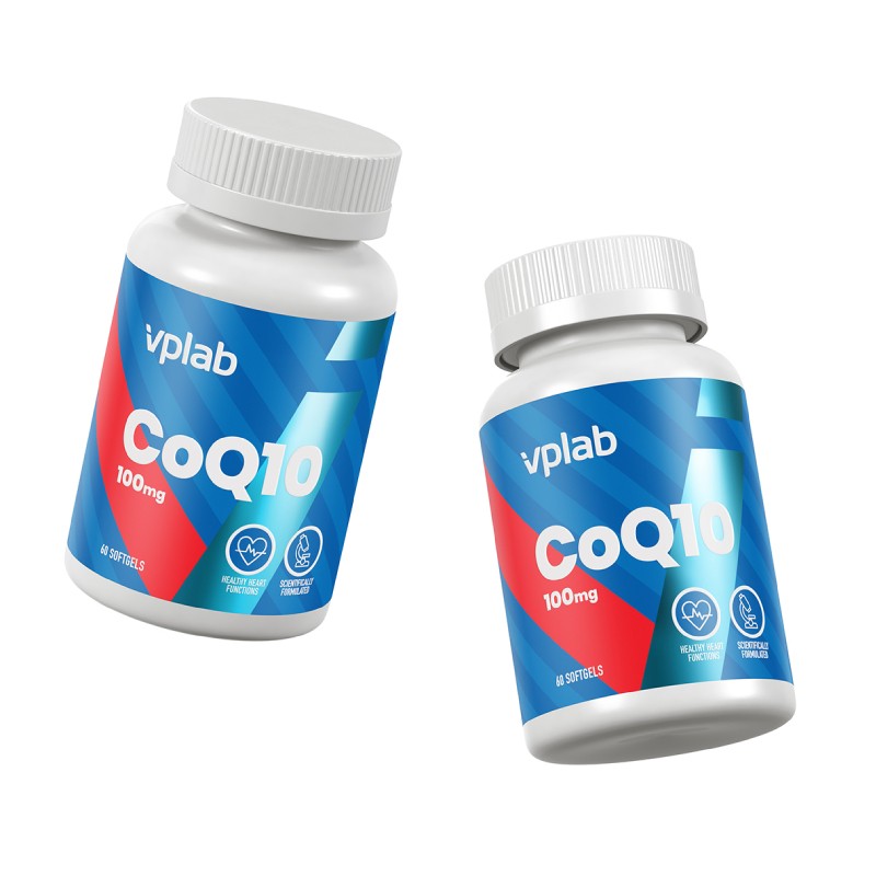 Vplab CoQ10 | Koenzīms Q10 100 mg - 60 Mīkstas Kapsulas Vplab CoQ10 | Koenzīms Q10 100 mg - 60 Mīkstas Kapsulas